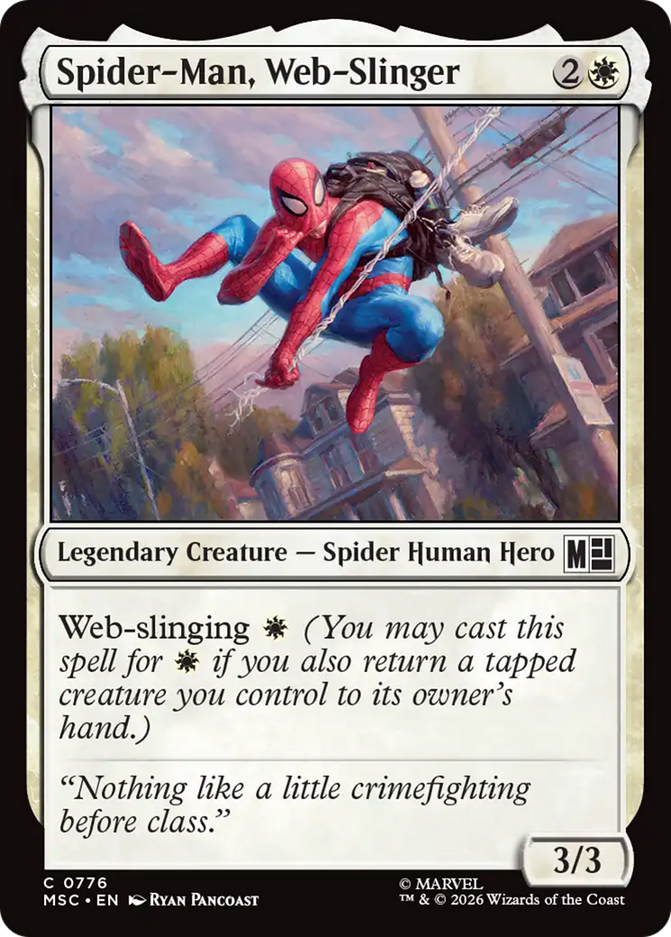 Spider-Man, Web-Slinger [Marvel Super Heroes Commander] Foil