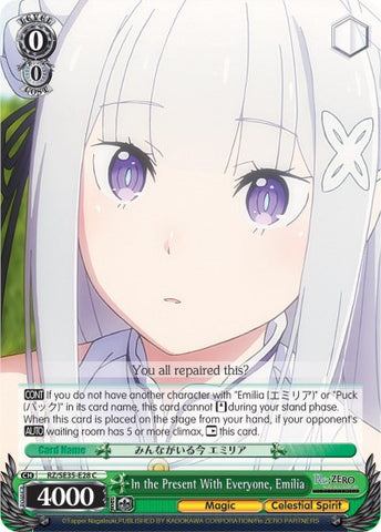 In the Present With Everyone, Emilia (RZ/SE35-E28 C) [Re:ZERO: The Frozen Bond]