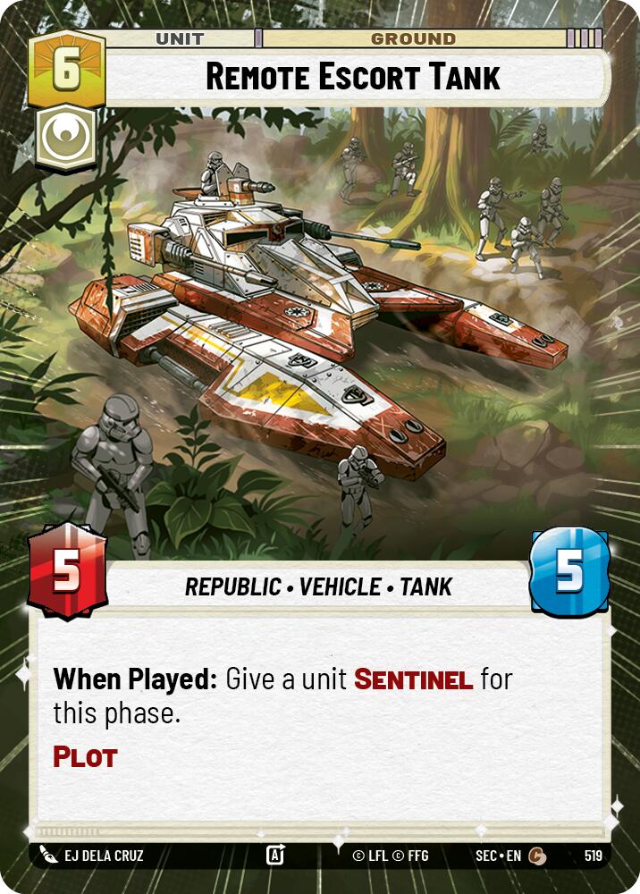 Remote Escort Tank (519) (Hyperspace) (519) [Secrets of Power]