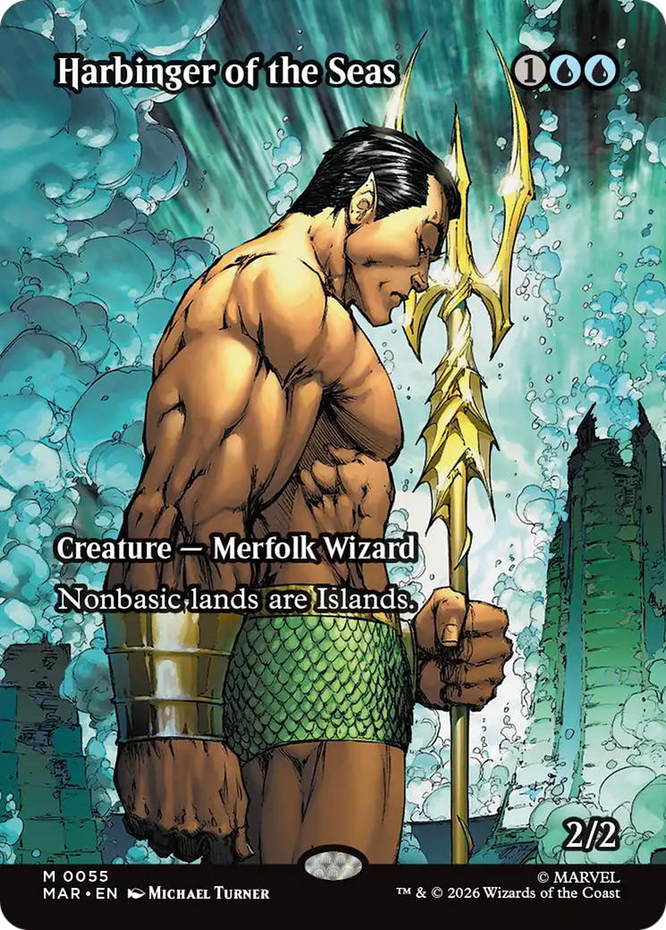 Harbinger of the Seas (Borderless) [Marvel Universe: Eternal-Legal] Foil