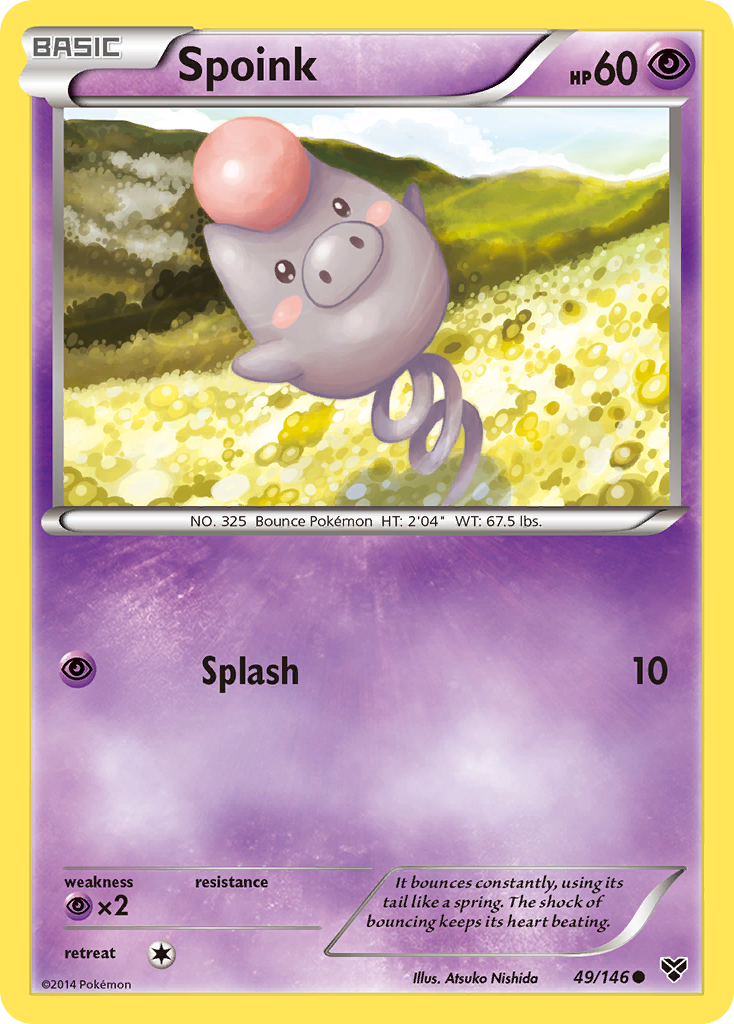Spoink (49/146) [XY: Base Set] Reverse Holofoil