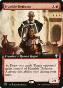 Humble Defector (Extended Art) [Commander Legends] Foil