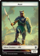 Ally (0005) // Clue (0014) Double-Sided Token [Avatar: The Last Airbender Tokens] Foil