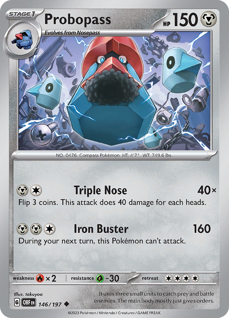 Probopass (146/197) [Scarlet & Violet: Obsidian Flames] Reverse Holofoil