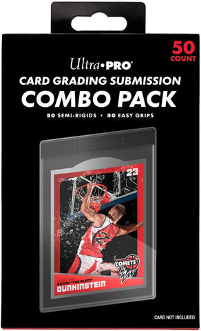 Ultra PRO: Card Grading Submission Combo Pack Semi-Rigids & Sleeves (50-Pack)