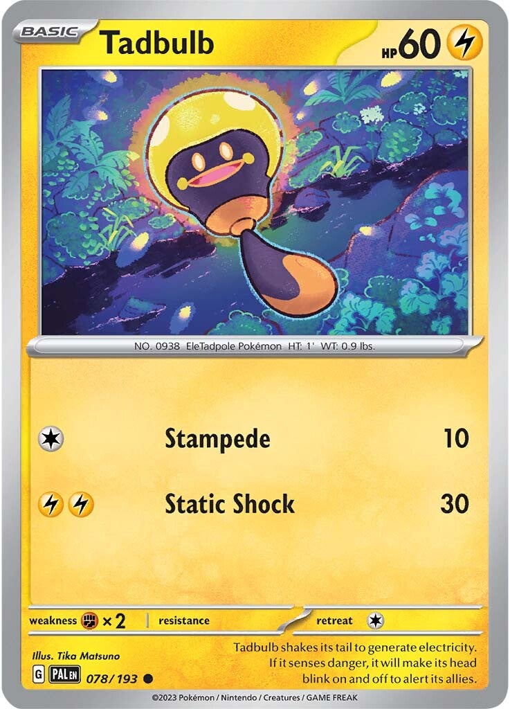 Tadbulb (078/193) [Scarlet & Violet: Paldea Evolved] Reverse Holofoil