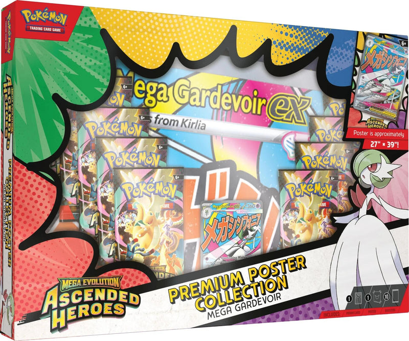 (Pre-Order) Mega Evolution: Ascended Heroes - Premium Poster Collection (Mega Gardevoir)