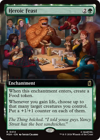 Heroic Feast (Extended Art) [Marvel Super Heroes] Foil