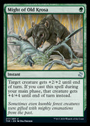 Might of Old Krosa [Time Spiral Remastered] Foil