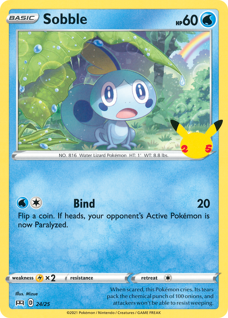 Sobble (24/25) [McDonald's 25th Anniversary] Holofoil