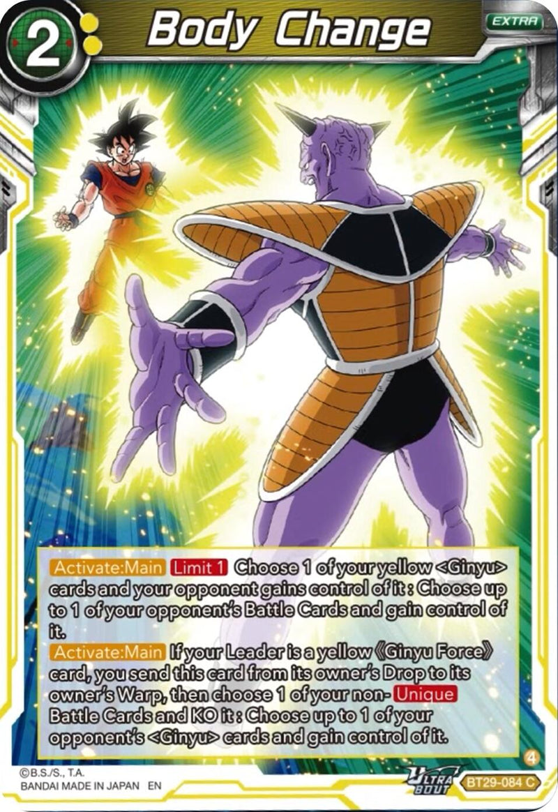 Body Change (BT29-084) [Fearsome Rivals] Parallel Foil