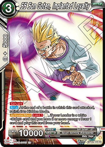 SS Son Goten, Implanted Loyalty (BT29-115) [Fearsome Rivals] Parallel Foil