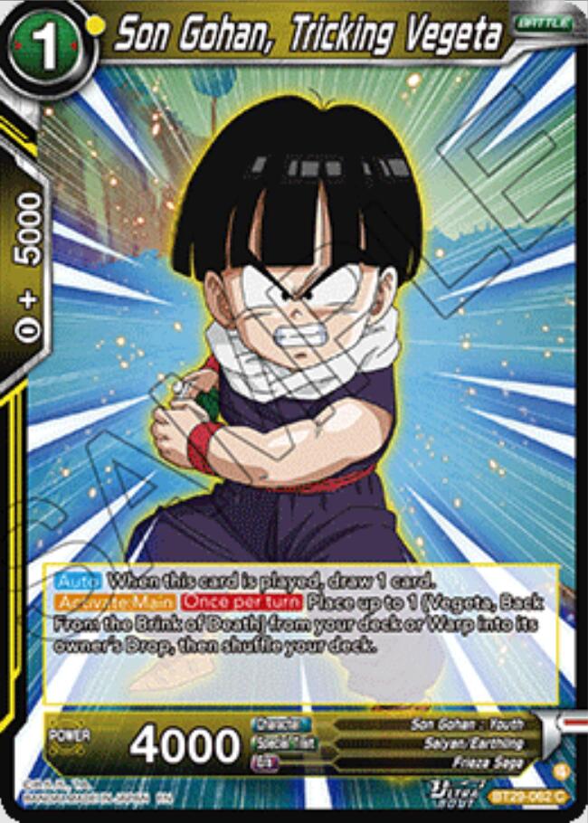 Son Gohan, Tricking Vegeta (BT29-062) [Fearsome Rivals] Parallel Foil