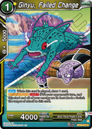 Ginyu, Failed Change (BT29-071) [Fearsome Rivals] Parallel Foil