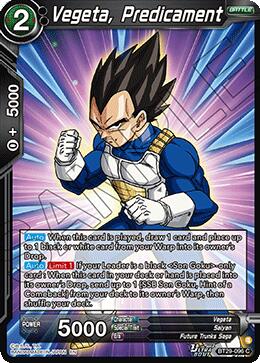 Vegeta, Predicament (BT29-096) [Fearsome Rivals] Parallel Foil