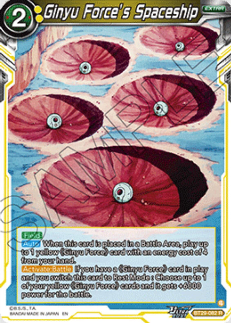 Ginyu Force's Spaceship (BT29-082) [Fearsome Rivals] Parallel Foil