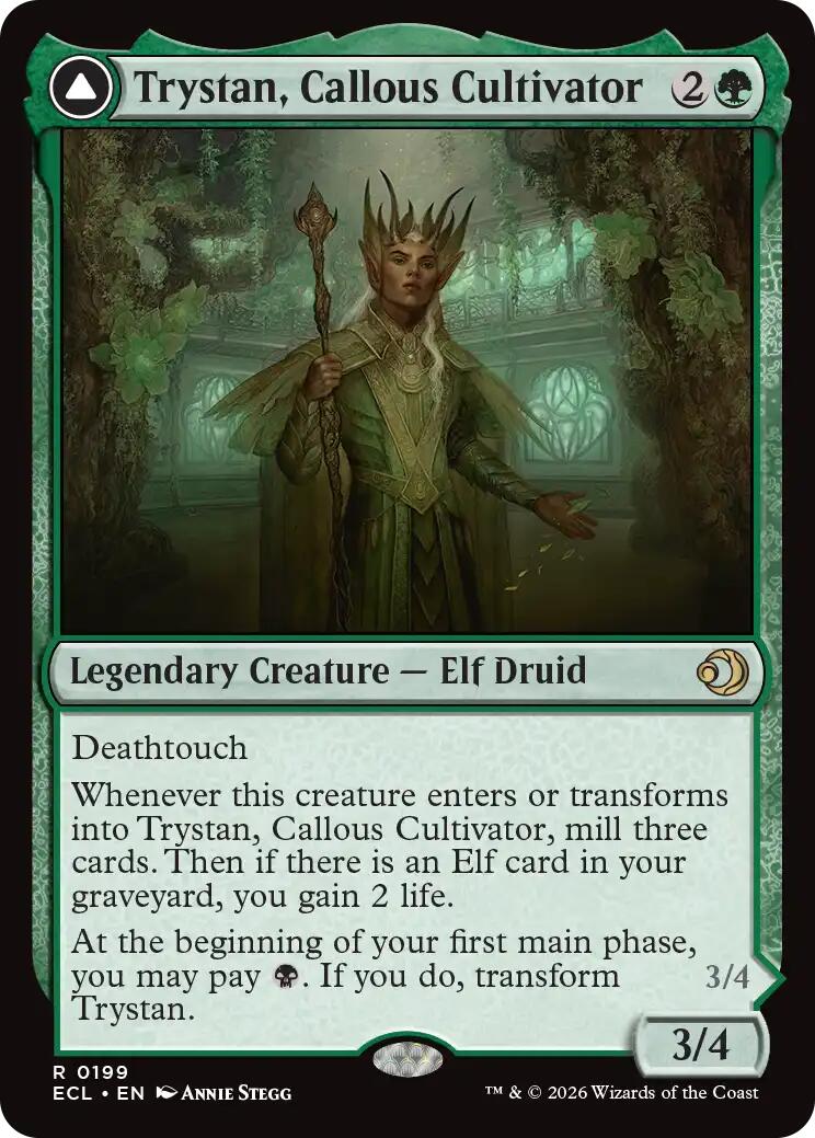 Trystan, Callous Cultivator [Lorwyn Eclipsed] Foil