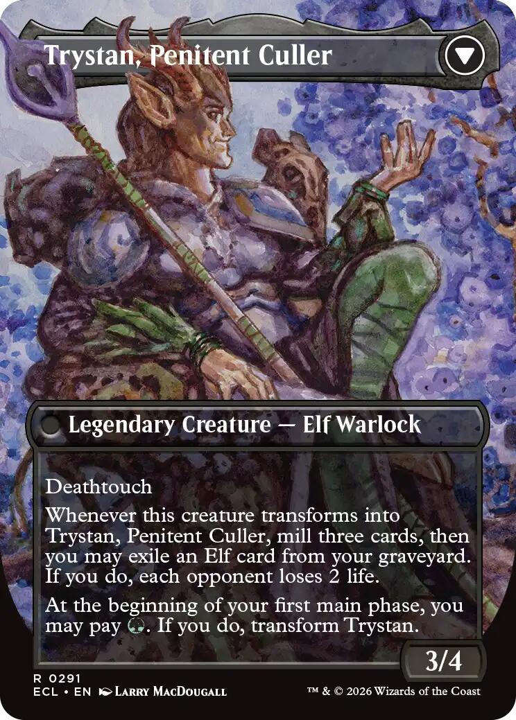 Trystan, Callous Cultivator (Borderless) [Lorwyn Eclipsed] Foil