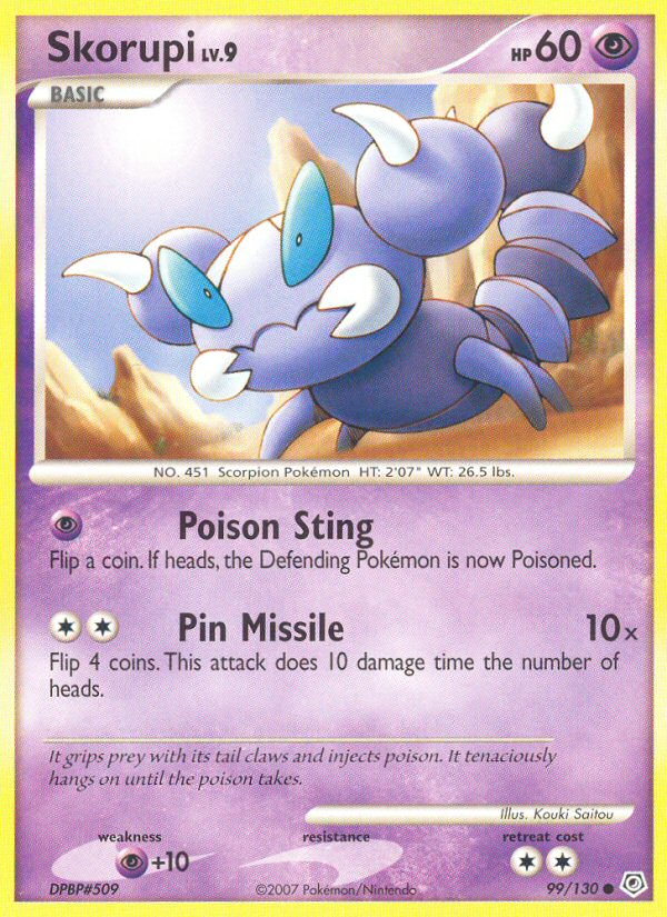 Skorupi (99/130) [Diamond & Pearl: Base Set] Reverse Holofoil