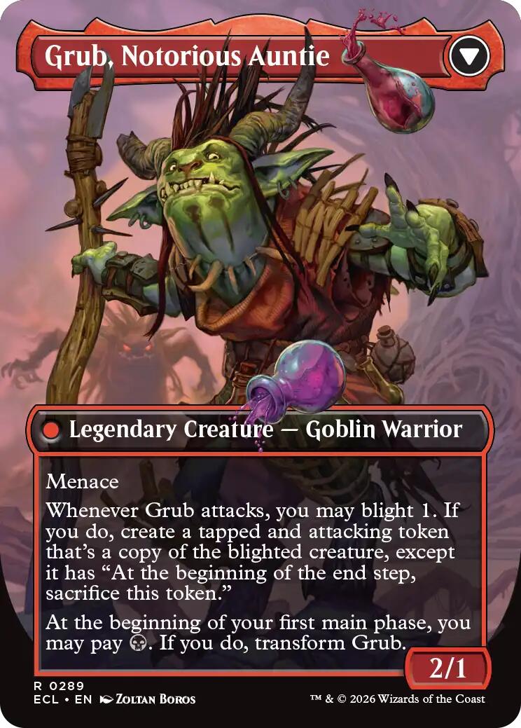 Grub, Storied Matriarch (Borderless) [Lorwyn Eclipsed] Foil