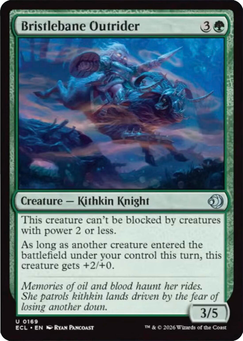 Bristlebane Outrider [Lorwyn Eclipsed] Foil