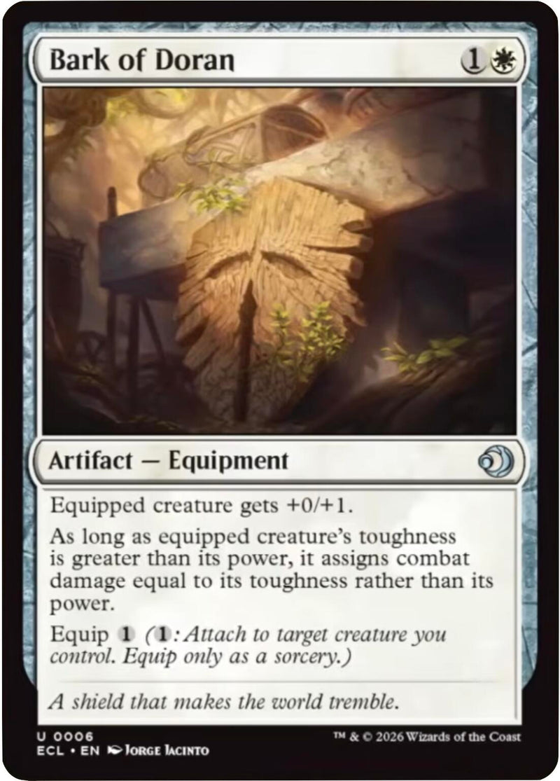 Bark of Doran [Lorwyn Eclipsed] Foil