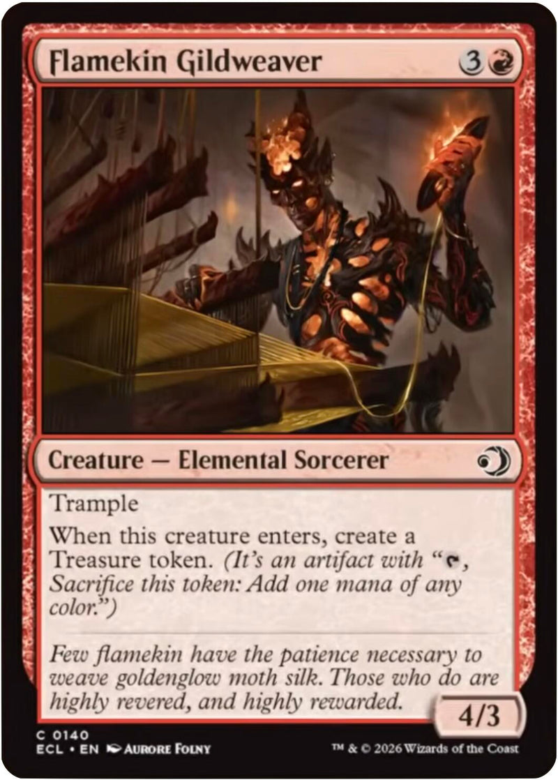 Flamekin Gildweaver [Lorwyn Eclipsed] Foil