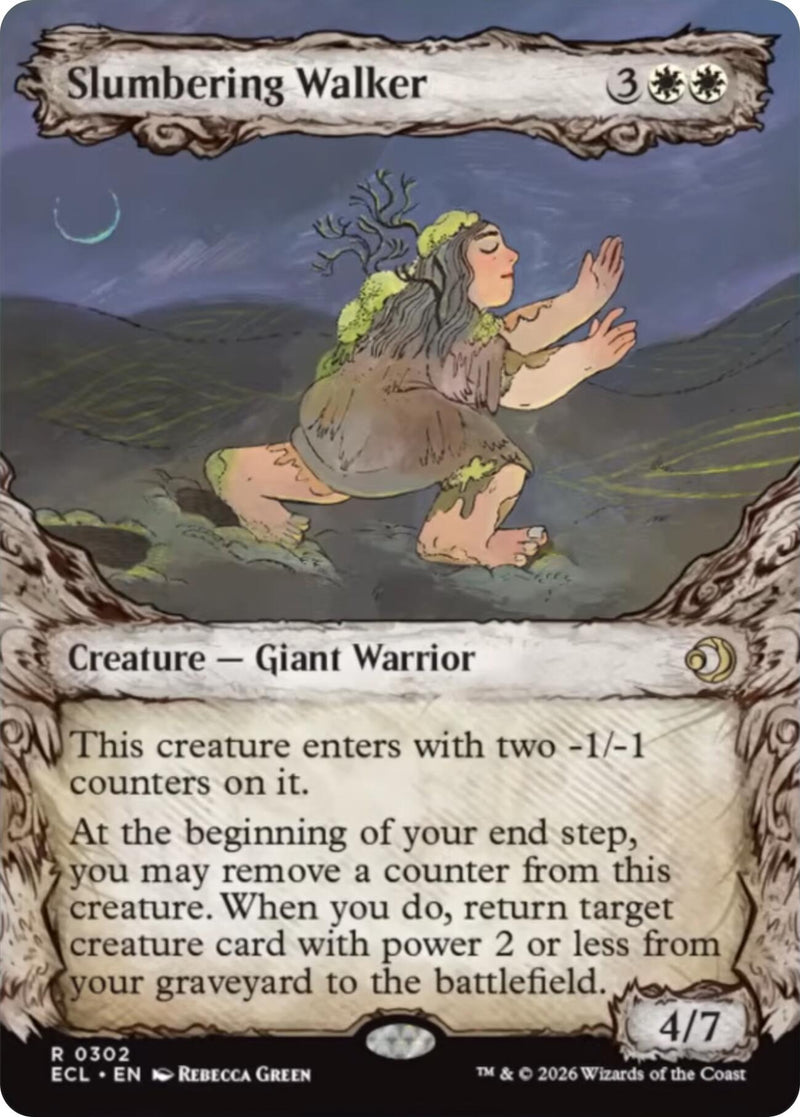 Slumbering Walker (Showcase) [Lorwyn Eclipsed] Foil