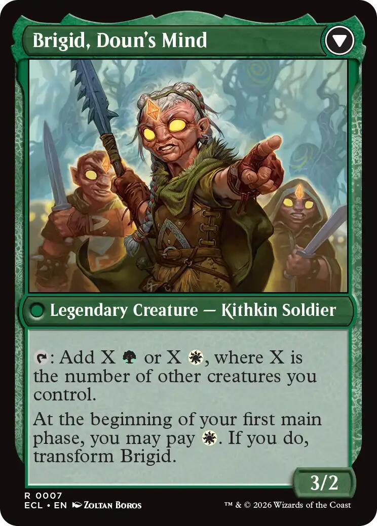 Brigid, Clachan's Heart [Lorwyn Eclipsed] Foil
