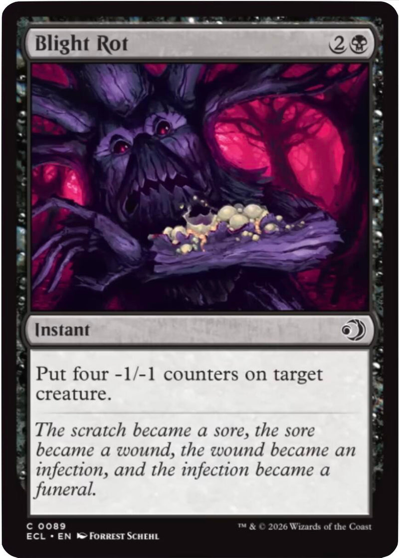 Blight Rot [Lorwyn Eclipsed] Foil