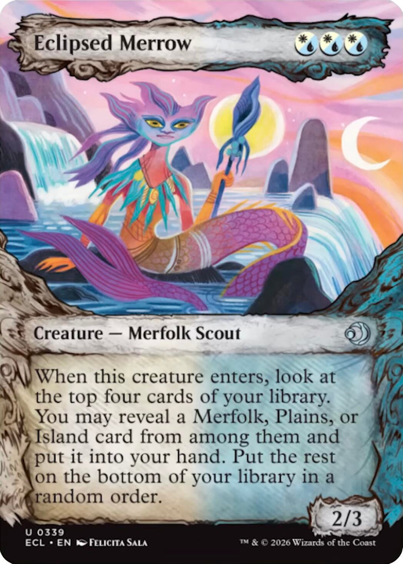 Eclipsed Merrow (Showcase) [Lorwyn Eclipsed] Foil