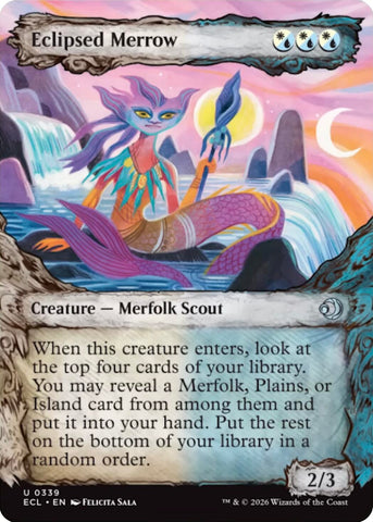 Eclipsed Merrow (Showcase) [Lorwyn Eclipsed] Foil
