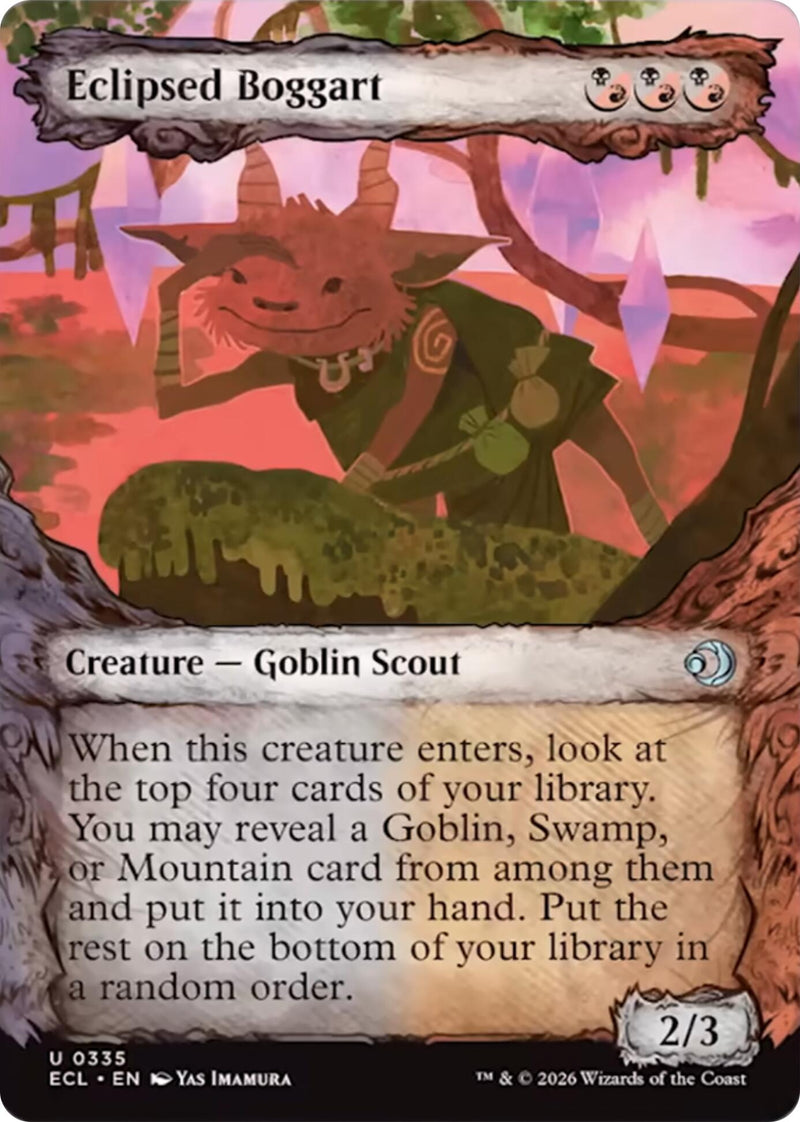 Eclipsed Boggart (Showcase) [Lorwyn Eclipsed] Foil