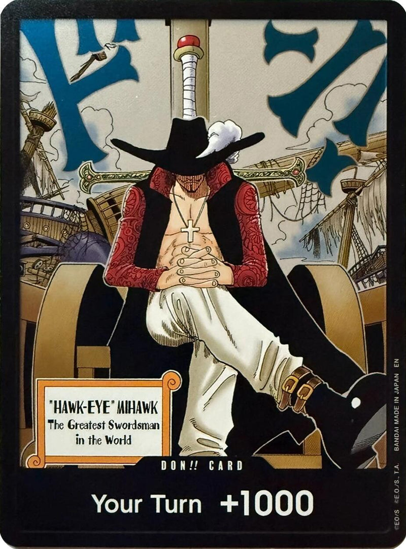 DON!! Card (Dracule Mihawk) [The Azure Sea's Seven] Foil