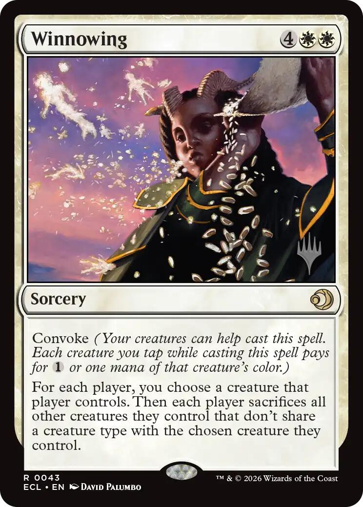 Winnowing [Lorwyn Eclipsed Promos] Foil