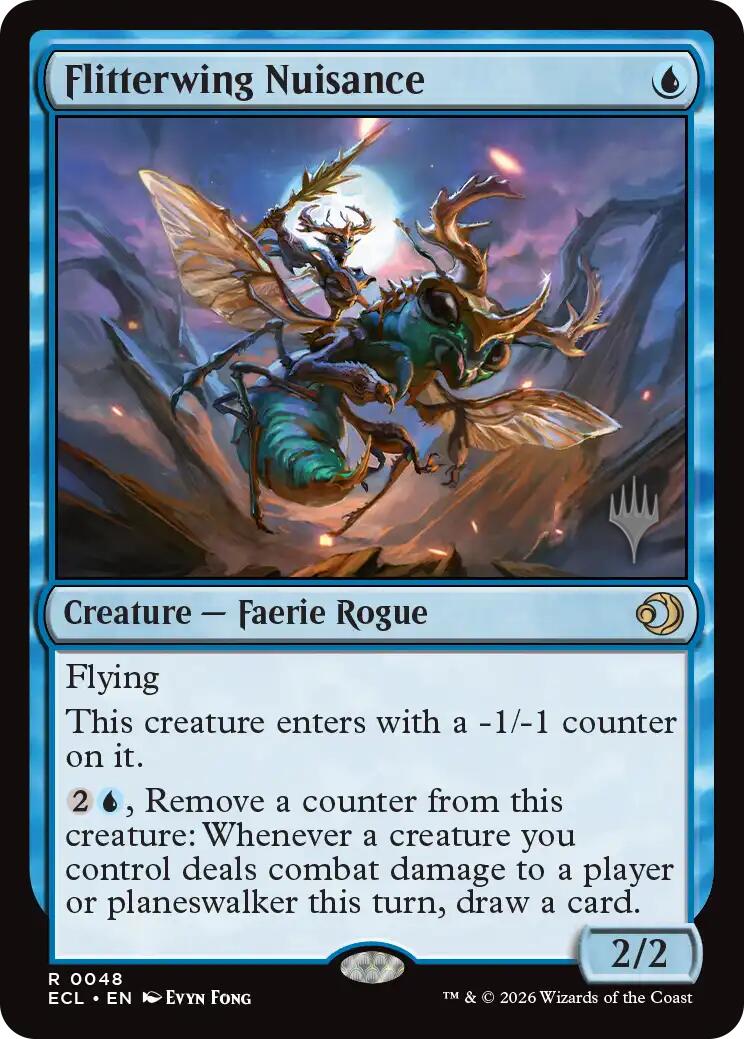 Flitterwing Nuisance [Lorwyn Eclipsed Promos] Foil