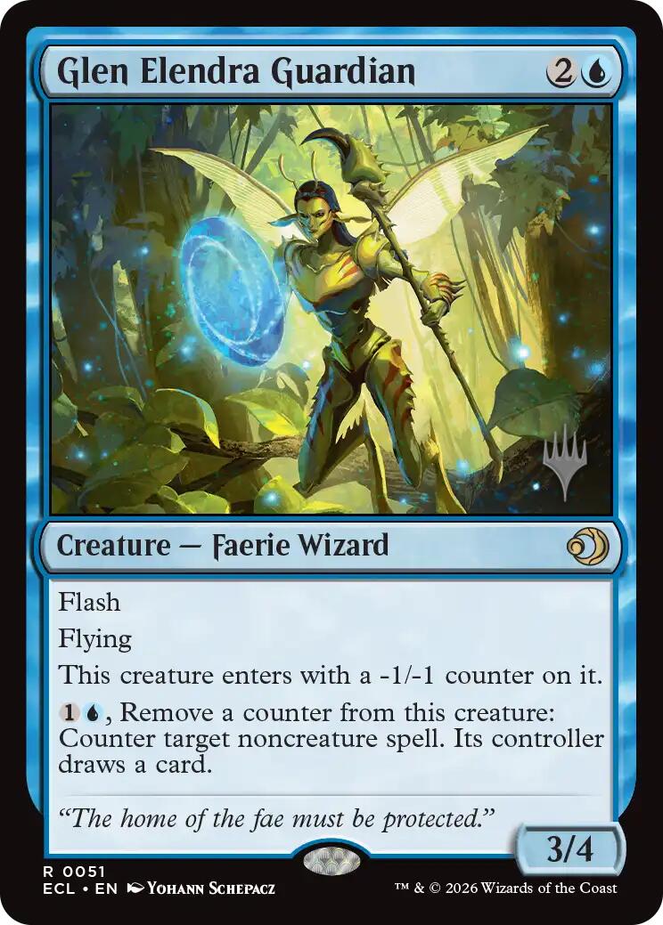 Glen Elendra Guardian [Lorwyn Eclipsed Promos] Foil