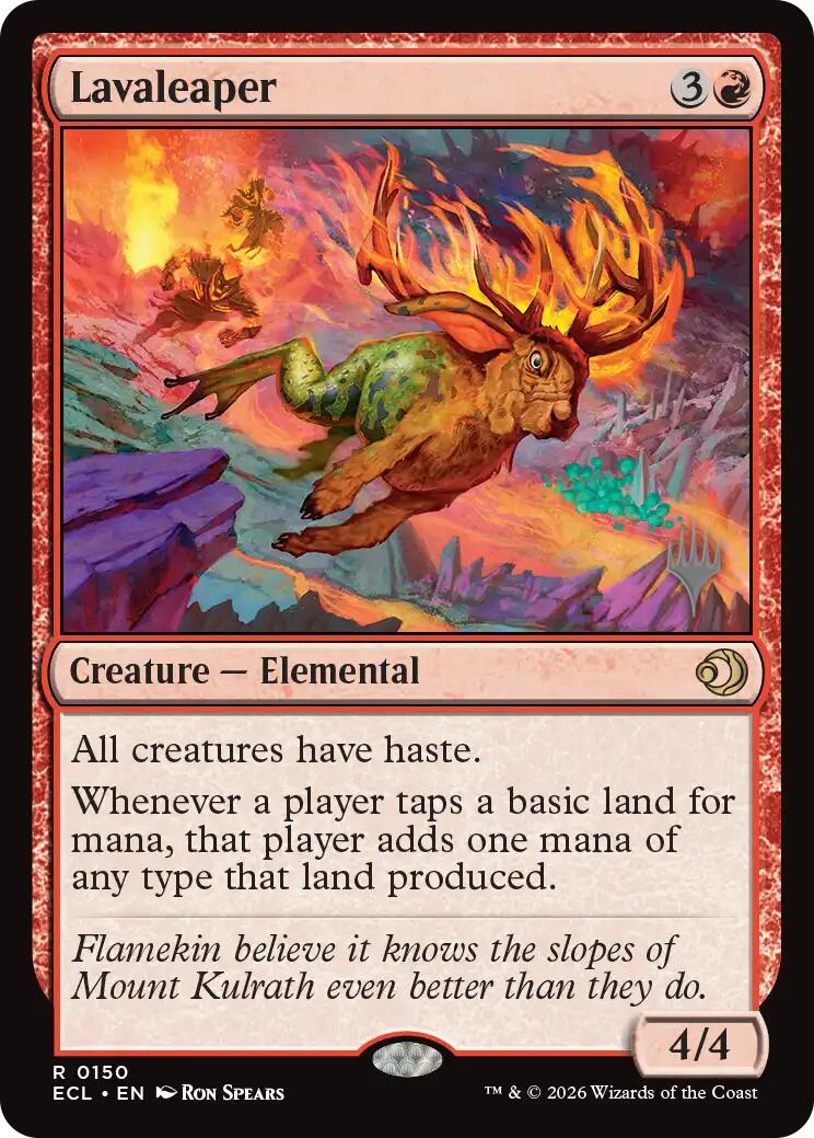 Lavaleaper [Lorwyn Eclipsed Promos] Foil