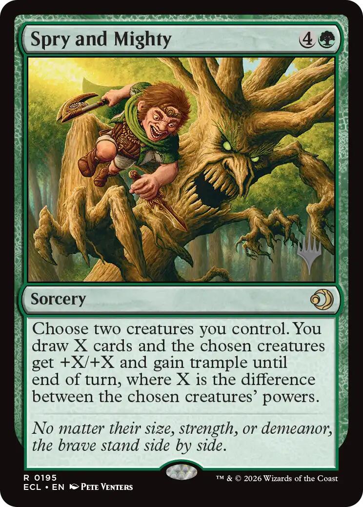 Spry and Mighty [Lorwyn Eclipsed Promos] Foil