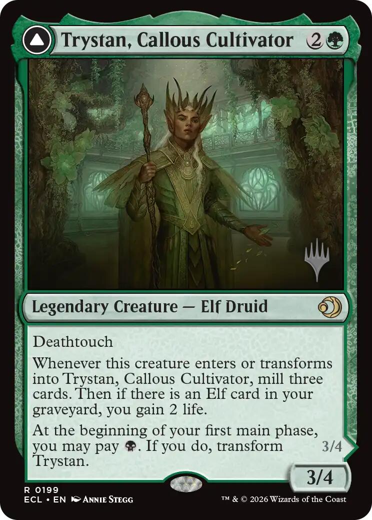 Trystan, Callous Cultivator [Lorwyn Eclipsed Promos] Foil