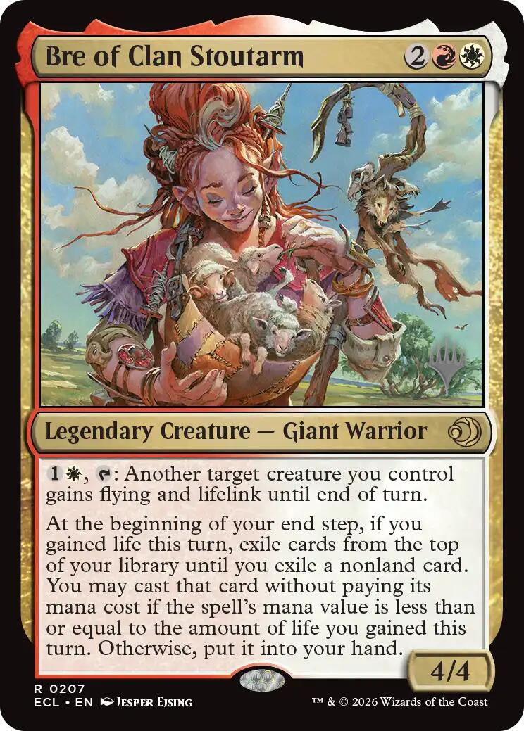 Bre of Clan Stoutarm [Lorwyn Eclipsed Promos] Foil