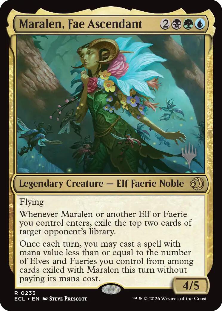 Maralen, Fae Ascendant [Lorwyn Eclipsed Promos] Foil