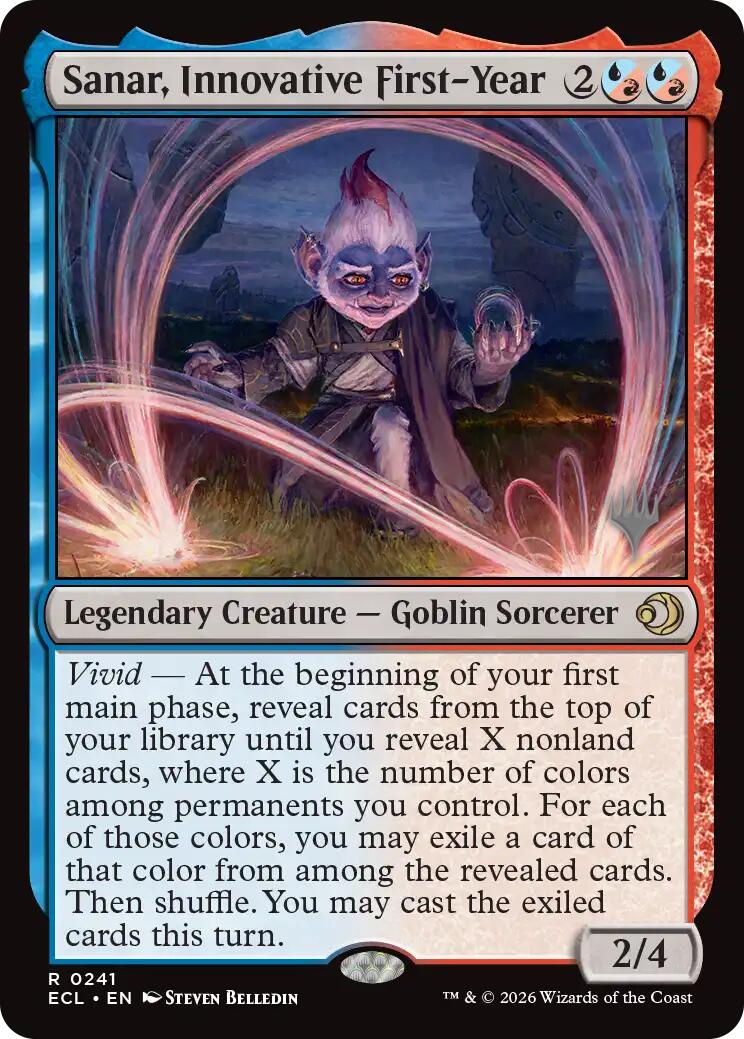 Sanar, Innovative First-Year [Lorwyn Eclipsed Promos] Foil