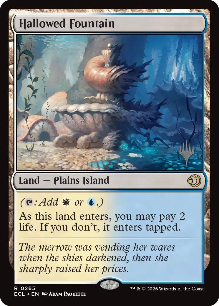 Hallowed Fountain [Lorwyn Eclipsed Promos] Foil