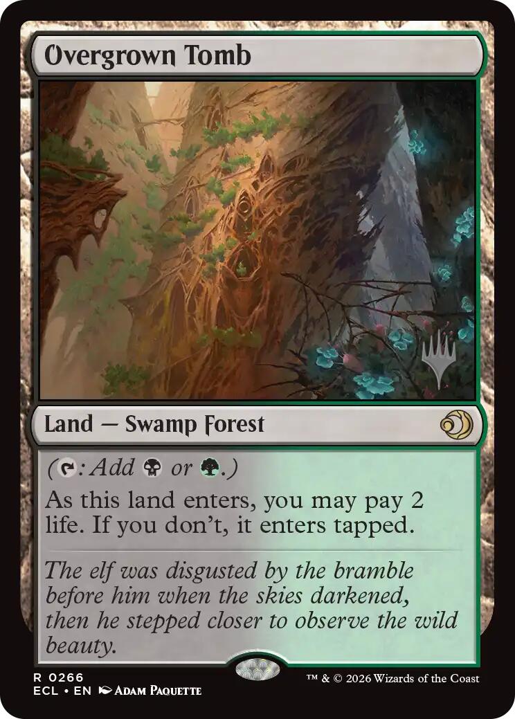 Overgrown Tomb [Lorwyn Eclipsed Promos] Foil