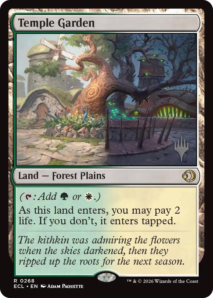 Temple Garden [Lorwyn Eclipsed Promos] Foil