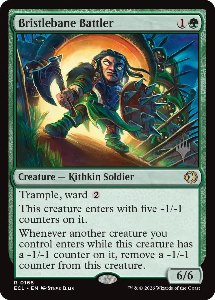 Bristlebane Battler [Lorwyn Eclipsed Promos] Foil