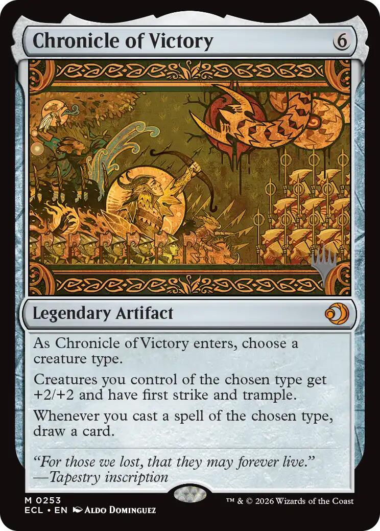 Chronicle of Victory [Lorwyn Eclipsed Promos] Foil