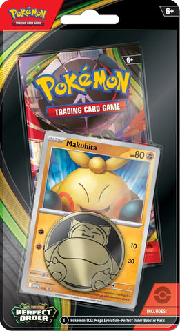 Mega Evolution: Perfect Order - Single Pack Blister (Makuhita) (Pre-Order)