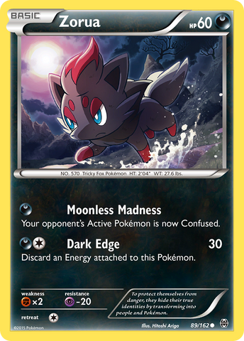 Zorua (89/162) [XY: BREAKthrough] Reverse Holofoil